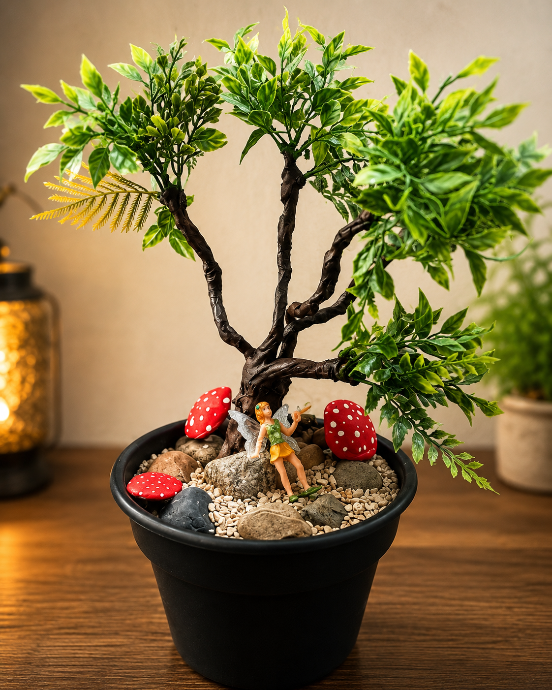 Handmade Fairy Garden Display